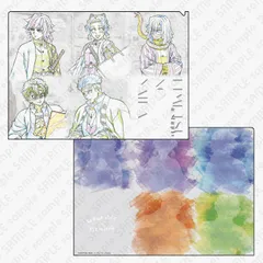 冨岡義勇 不死川実弥 伊黒小芭内 胡蝶しのぶ 悲鳴嶼行冥 鬼滅の刃 ダイニング新店舗記念 A4原画クリアファイル 集合 鬼滅 グッズ クリアファイル ufotable DINING