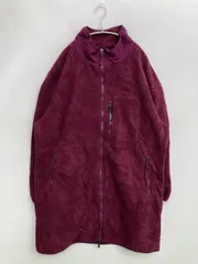 patagonia パタゴニア ブルゾン XL パープル ボア 無地 ワンポイント ブランドロゴ ロング丈 フードなし ジップアップ