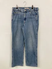 Levi's リーバイス デニムパンツ 26 ブルー フルレングス 無地 ワイド・ルーズ レギュラー ストレート ヴィンテージ