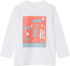 ザ・ノース・フェイス THE NORTH FACE アウトドア トドラーロングスリーブシレトコトコティー Toddler L/S SHIRETOKO TOKO TEE 長袖 Tシャツ トップス UVケア 子供 通園 通学  NTT82530ST W ホワイト