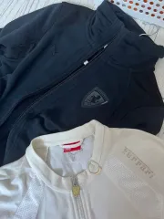 まとめ PUMA X Ferrari コラボ ジップアップ ジャケット ブラック/ホワイト 2点