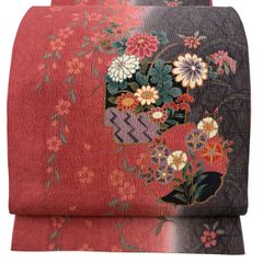 V3458 ○高級 正絹 唐織 六通 袋帯 - メルカリ