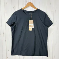 ✉️Women's M ブラック系 Houdini ( フーディニ ) ウィメンズ カバー ティー W's Cover Tee 840016 TRUE BLACK z00055977 TRUE BLACK 化繊 ショートスリーブTシャツ クルーネ
