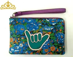 COACH コーナー ジップ リストレット フローラル ポーチ コーチ