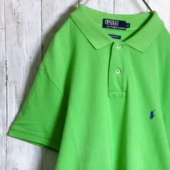 【入手困難】ポロラルフローレン Polo Ralph Lauren 単色 黄緑 半袖ポロシャツ #303