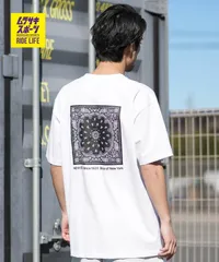 【ムラスポ公式】新品 NEW ERA ニューエラ 半袖 Tシャツ メンズ バックプリント Paisley 14856693