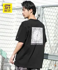 【ムラスポ公式】新品 NEW ERA ニューエラ 半袖 Tシャツ メンズ バックプリント Paisley 14856695