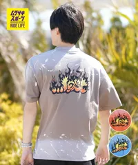 【ムラスポ公式】新品 LOST ロスト 半袖 Tシャツ メンズ バックプリント FLAME LAM TEE LM6S-2101のサムネイル