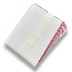 茶道具 紙釜敷 紅白 日本製 茶道具 釜敷 檀紙風 お稽古 表千家 裏千家 炭点前 箱入り 19×15.4×3cm 