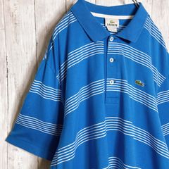LACOSTE×SHIPS ラコステ 別注 青ワニ ポロシャツ ネイビー XL - メルカリ