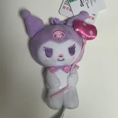 サンリオ クロミ ハート 風船 ライトパープル ぬいぐるみ キーホルダー