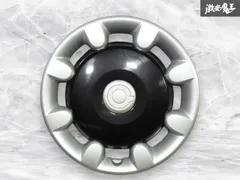 程度良好 ★破損なし 即発送★ ダイハツ純正 LA800S/LA810S ムーヴキャンバス キャンバス 14インチ ホイールキャップ 1枚 シルバー×黒のサムネイル