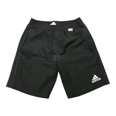 (即納) adidas ブラック トレーナー ハーフパンツ