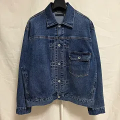 ユニクロ 1世代 デニム トラッカー ジャケット / インディゴ L