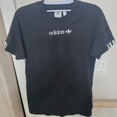 adidas 3本線 半袖Tシャツ ブラック 55 新品