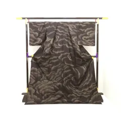 訪問着【縞大島紬】