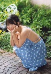 中古】生写真(女性) ☆大島璃乃/直筆サイン、メッセージ入り/デジタル