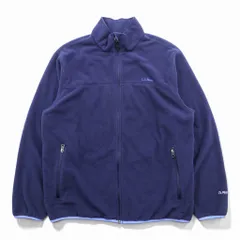 L.L.Bean ポーラテック POLARTEC フルジップ フリースジャケット L ネイビー ポリエステル AFW4