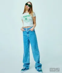 マルディメクルディ クロップド Tシャツ フラワー