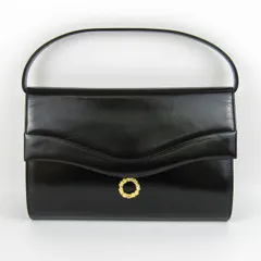 ハナエモリ ハンドバッグ フォーマル チェーンバッグ 2way 鞄 ブランド 黒 レディース ブラック HANAE MORI 森英恵 【中古】