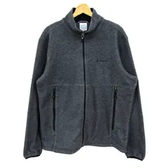 コロンビア ブルゾン ジャケット アウター インターチェンジ フリース 大きいサイズ メンズ XLサイズ グレー Columbia 【中古】