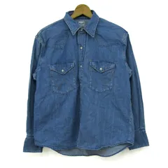 ラングラー 長袖シャツ トップス デニムシャツ WS9253 メンズ Sサイズ ライトブルー Wrangler 【中古】のサムネイル