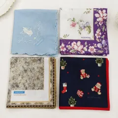 ウェッジウッド(Wedgwood) ハンカチ 4枚 まとめ売り