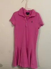 ポロラルフローレン ピンク 女の子 ONE PIECE 6X