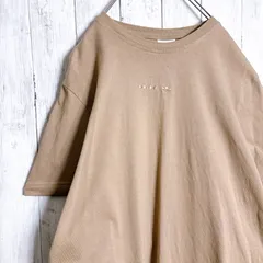 【まとめ購入大歓迎】adidas originals センターロゴ ベージュ 半袖Tシャツ #3