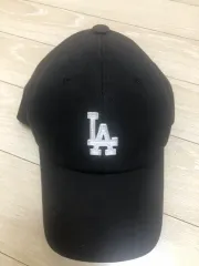 LAドジャーズ ブラック ベースボールキャップ