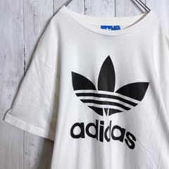 超希少・デサント製】90s adidas ビンテージ トレフォイル Tシャツ