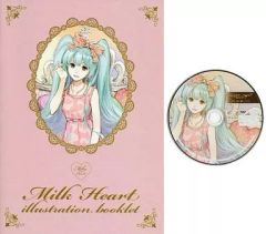 [중고]애니메이션 무크 ≪일러스트 화집≫ 이치 반 쿠지 하츠네 미쿠 브랜드 콜라보레이션 MIKU wears MILK A상 일러스트 소책자[MILK HEART]-오리지날 CD 첨부-