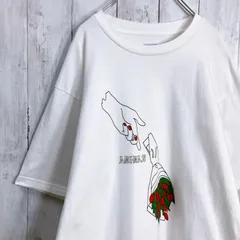 【入手困難】adidas originals 花束 バラ 薔薇 ホワイト 半袖Tシャツ  #2103