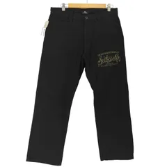 サブサエティ Subciety 00S ロゴ刺繍 紙パッチ ストレート デニムパンツ Y2K メンズ JPN：L のサムネイル