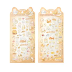 立体3Dシール 固体半透明向けかわいいシール さまざまなスタイル 樹脂 SNS人気で話題 かわいい子犬シリーズ ぷっくり つやつや デコ【2枚セット】