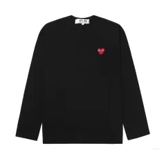 (正規品)COMME des GARCONS コム・デ・ギャルソン ロングスリーブ Tシャツ ブラック M