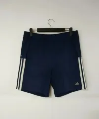 36)アディダス 3本線 トレーナー ハーフパンツ