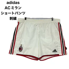 adidas アディダス ACミラン ショートパンツ 刺繍 00年代　ビッグサイズ