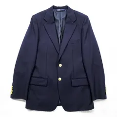 Polo Ralph Lauren 90年代 ヴィンテージ 2B テーラードジャケット ブレザー M ネイビー 紺ブレ 金ボタン