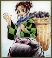 【中古】紙製品 1.竈門炭治郎(禰豆子の頭部) アクリル色紙 「リアルWEBSHOPくじ＆WEBSHOPくじ 劇場版 鬼滅の刃 無限城編 第一章 猗窩座再来 カウントダウンand上映中ポストイラスト Aグループ」 A01賞