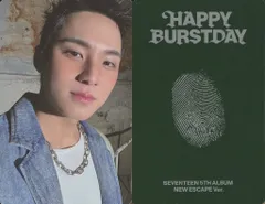 【中古】コレクションカード(男性) SEVENTEEN/ミンギュ(MINGYU)/CD「HAPPY BURSTDAY」(NEW ESCAPE Ver.)封入フォトカード