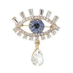 【新品】 FASELE ブローチ 悪魔の目 優雅的 ジルコニア コサージュ 胸飾り キラキラ 卒業式 入学式 結婚式 セレモニー フォーマル ジャケット スーツ ドレス アクセ パーティー ピン 母の日 ギフト 贈り物 プレゼント 1