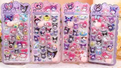 マイメロディ お尻シール 4枚セット A・キティ ドロップシール  ぷくぷくシール ステッカーデコ クロミ おしり 3D