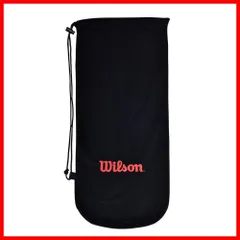 【特価商品】SOFT RACKET COVER(ラケット ラケットバッグ ソフト バドミントン カバー) テニス ブラック Wilson(ウイルソン)