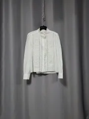 レース装飾 白 ブラウス