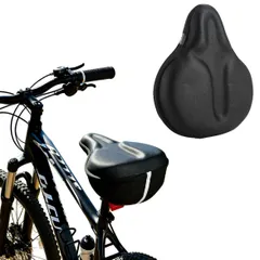 新品 自転車 サドルカバー サドルクッション 超肉厚 低反発 クッション エアロバイク 衝撃吸収 お尻が痛くない 通気 滑り止め 軽量 断熱 フィットネスバイクのサムネイル