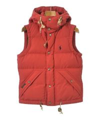 Polo Ralph Lauren ダウンベスト レッド Sサイズ - メルカリ