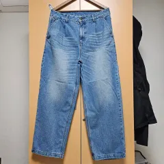 (XL) ディッキーズ ウォッシュド ワイド デニムパンツ