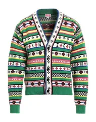 ケンゾー メンズ アウター カーディガン KENZO カーディガン Green グリーンのサムネイル