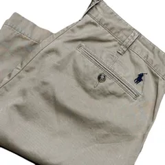 POLO RALPH LAUREN ポロ ラルフローレン  チノショーツ チノパン ショートパンツ  ハーフパンツ TALONジップ ベージュ サイズ34 No.EA375